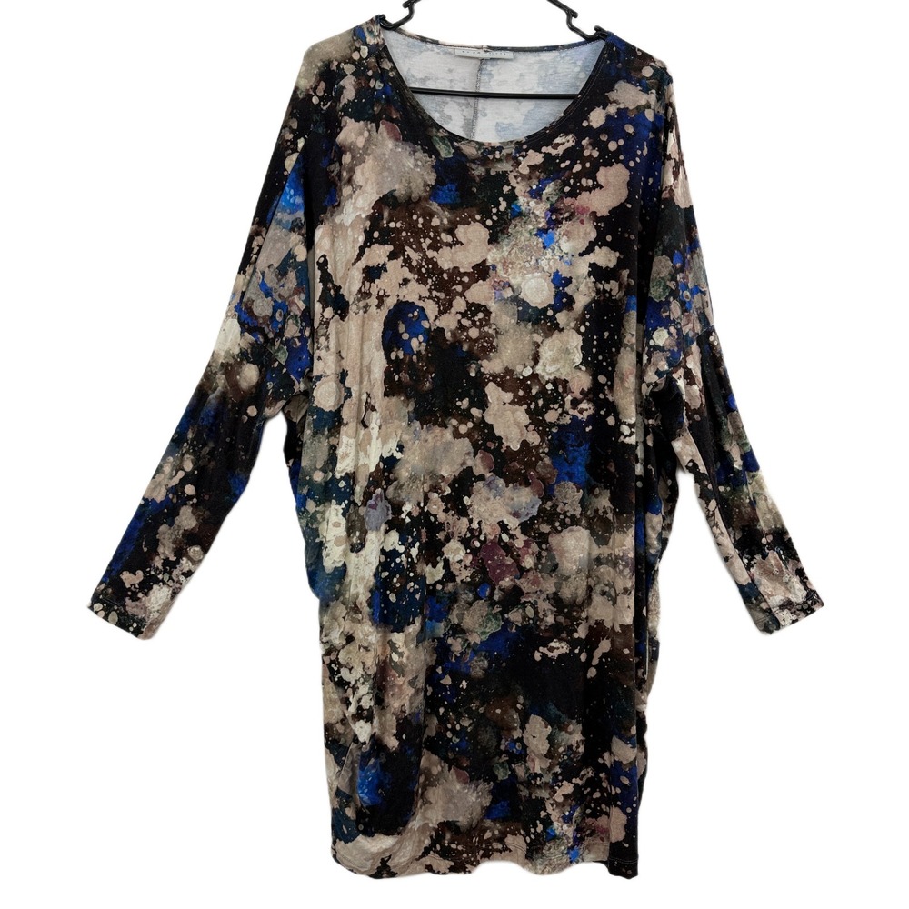 Bryn Walker Shirt Dress Womens Medium Damien Long Sleeve Bleached Comfort USA